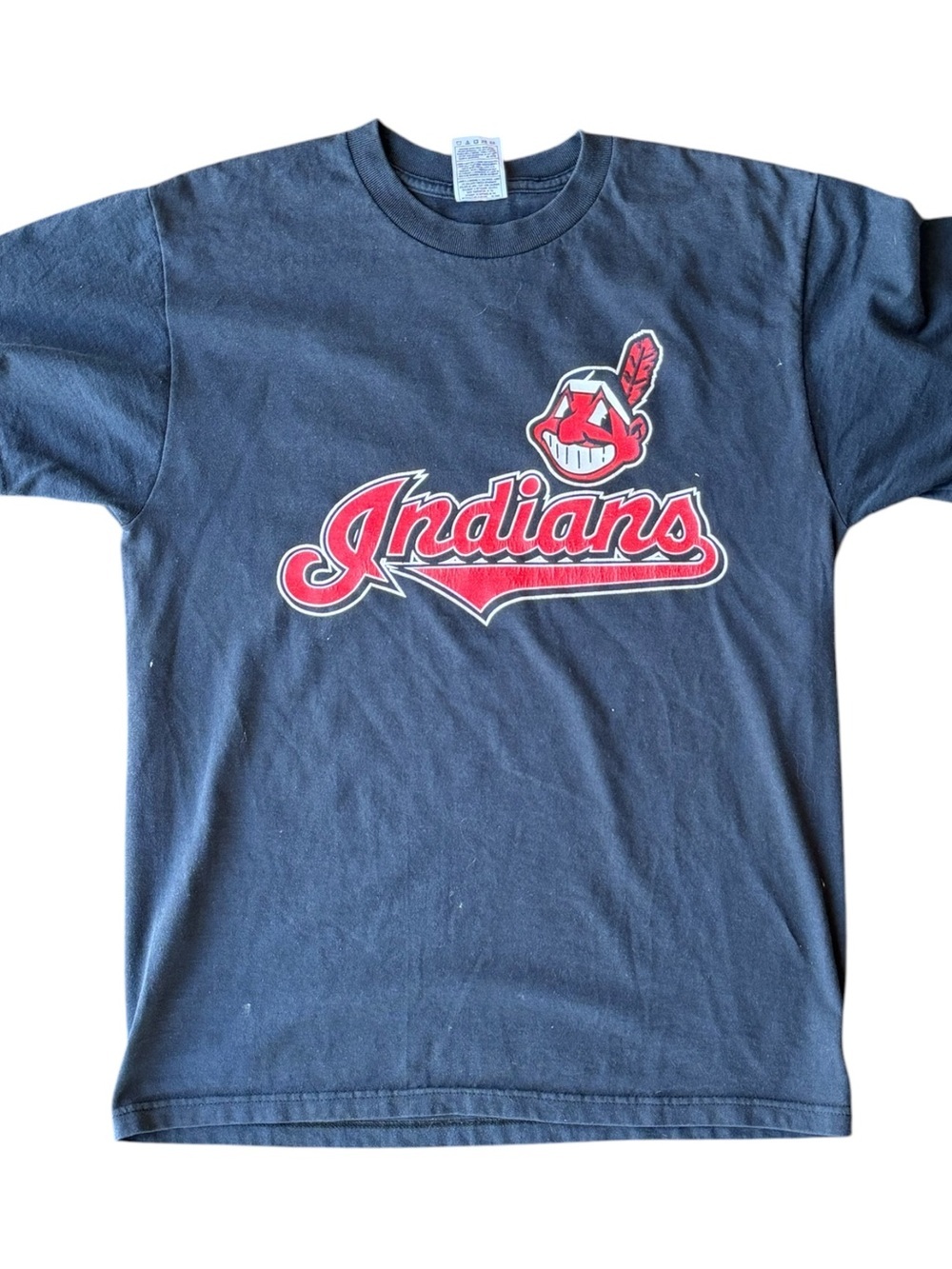 VTG Cleveland Indians MLB FOTL Graphic T-Shirt Size: M